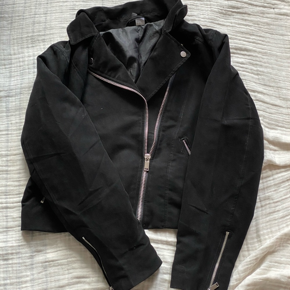 Pleather jacket h&m